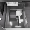 ZLINE 54-Inch Column 16.7 Cu. Ft. Refrigerator and 12.4 Cu. Ft. Freezer in White Matte with Matte Black Accent