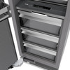ZLINE 54-Inch Column 16.7 Cu. Ft. Refrigerator and 12.4 Cu. Ft. Freezer in White Matte with Matte Black Accent