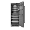 ZLINE 54-Inch Column 16.7 Cu. Ft. Refrigerator and 12.4 Cu. Ft. Freezer in White Matte with Matte Black Accent