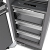 ZLINE 48-Inch Column 16.7 Cu. Ft. Refrigerator and 8.6 Cu. Ft. Freezer in Black Stainless Steel