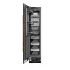 ZLINE 48-Inch Column 16.7 Cu. Ft. Refrigerator and 8.6 Cu. Ft. Freezer in Black Stainless Steel with Champagne Bronze Accent