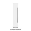ZLINE 48-Inch Column 16.7 Cu. Ft. Refrigerator and 8.6 Cu. Ft. Freezer in White Matte