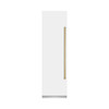 ZLINE 48-Inch Column 12.5 Cu. Ft. Refrigerator and 12.4 Cu. Ft. Freezer in White Matte with Gold Accents