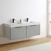 Baylor Floating Double Bathroom Vanity (48"–72")