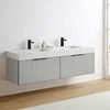 Baylor Floating Double Bathroom Vanity (48"–72")