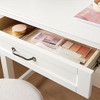 Hampton Single Pedestal Storage Vanity Desk (40")
