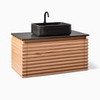 Makoto Floating Single Bathroom Vanity (36")