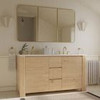 Graham Closed Double Bathroom Vanity (60")