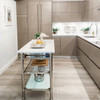 Modular Kitchen Island with Marble Top (48")