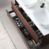 Calvet Floating Double Bathroom Vanity (55"–72")