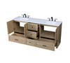 Alderson 60-84" Double Sink Vanity