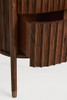 The Isla Marble-Top Fluted-Wood Single-Bathroom Vanity
