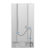 Forno Espresso Moena 36-inch 19.2 Cu.ft French Door Refrigerator in White with Antique Brass Handle (FFRBI1820-36WHT)