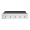 ZLINE 36-Inch Paramount Induction Rangetop with 5 Element Cooktop in Satin Stainless Steel (SINRTS-36)