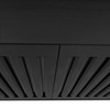 ZLINE 5-Piece Appliance Package - 30-Inch Paramount Gas Range, Wall Mount Range Hood, 36-Inch French Door Refrigerator, Dishwasher, and 24-Inch Microwave Drawer in Black Stainless Steel