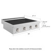 ZLINE 30-Inch Paramount Induction Rangetop with 4 Element Cooktop in Satin Stainless Steel (SINRTS-30)