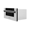 ZLINE 5-Piece Appliance Package - 36-Inch Paramount Dual Fuel Range, Wall Mount Range Hood, 36-Inch French Door Refrigerator with Water Dispenser, Dishwasher, and 30-Inch Microwave Drawer in Stainless Steel with Matte Black Accents