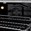 ZLINE 5-Piece Appliance Package - 48-Inch Paramount Gas Range, Wall Mount Range Hood, 36-Inch French Door Refrigerator, Dishwasher, and 30-Inch Microwave Drawer in Black Stainless Steel with Gold Accents