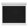 ZLINE 30-Inch 4.2 cu. ft. Paramount Induction Range with 4 Element Cooktop and Electric Convection Oven in Stainless Steel with White Matte Door (SINR-WM-30)