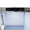 ZLINE 15-Inch Touchstone Clear Cube Ice Maker with Drain Pump and Hand Hammered Copper Door (ICCD-HH-15)