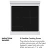 ZLINE Autograph Edition 24-Inch 3.2 Cu. Ft. Paramount Induction Range with 3 Element Cooktop and Electric Convection Oven in Stainless Steel with Polished Gold Accents (SINRZ-24-G)