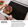 ZLINE Autograph Edition 30-Inch Paramount Induction Rangetop with 4 Element Cooktop in Stainless Steel and Champagne Bronze Accents (SINRTZ-30-CB)