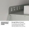 ZLINE 28-Inch 500 CFM DuraMount Wall Mount Range Hood Insert in Stainless Steel (683-28)