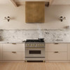 ZLINE 34-Inch 700 CFM DuraMount Wall Mount Range Hood Insert in Stainless Steel (683-34)
