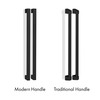 ZLINE Autograph Edition 36-Inch 28.9 cu. ft. Standard-Depth French Door External Water Dispenser Refrigerator with Dual Ice Maker in Fingerprint-Resistant Stainless Steel and Matte Black Modern Handles (RSMZ-W-36-FMB)