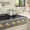 ZLINE Autograph Edition 36-Inch Paramount Induction Rangetop with 5 Element Cooktop in Stainless Steel and Champagne Bronze Accents (SINRTZ-36-CB)