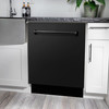 ZLINE 5-Piece Appliance Package - 48-Inch Paramount Dual Fuel Range, Wall Mount Range Hood, 36-Inch French Door Refrigerator, Dishwasher, and 24-Inch Microwave Drawer in Black Stainless Steel