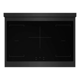 ZLINE Autograph Edition 36-Inch 5.2 Cu. Ft. Paramount Induction Range with 5 Element Cooktop and Electric Convection Oven in Black Stainless Steel with Polished Gold Accents (SINRBZ-36-G)