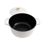 ZLINE 5-Piece Enameled Cast Iron Cookware Set in White Matte (CWSETS-WM-5)