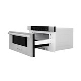 ZLINE 5-Piece Appliance Package - 30-Inch Paramount Induction Range, Wall Mount Range Hood, 36-Inch French Door Refrigerator, Dishwasher, and 30-Inch Microwave Drawer in Stainless Steel