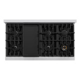 ZLINE 5-Piece Appliance Package - 48-Inch Classic Dual Fuel Range, Wall Mount Range Hood, 36-Inch French Door Refrigerator with Water Dispenser, Dishwasher, and 30-Inch Microwave Drawer in Stainless Steel