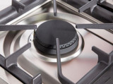 ILVE 36 Inch Majestic II Series Natural/ Propane Gas Burner and Electric Oven Range with 6 Sealed Burners (UM09FDQNS3)