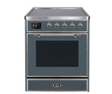 ILVE 30" Majestic II Series Freestanding Electric Single Oven Range with 4 Elements, Triple Glass Cool Door, Convection Oven, TFT Oven Control Display and Child Lock (UMI30NE3)