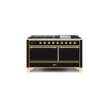 ILVE Majestic II Series 60 Inch Dual Fuel Freestanding Range Gas/Propane (UM15FDQNS3)