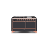 ILVE Majestic II Series 60 Inch Dual Fuel Freestanding Range Gas/Propane (UM15FDQNS3)