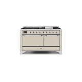 ILVE Majestic II Series 60 Inch Dual Fuel Freestanding Range Gas/Propane (UM15FDQNS3)