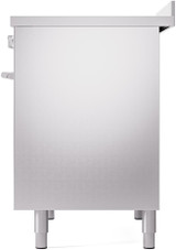 ILVE 40" Professional Plus II Series Freestanding Electric Double Oven Range with 5 Elements, Triple Glass Cool Door, Convection Oven, TFT Oven Control Display and Child Lock - UPDI406WMP
