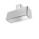 ILVE Panoramagic 48" Hood in Stainless Steel with Silver knobs - UAPM120