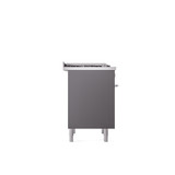 ILVE Professional Plus II 36-Inch Freestanding Dual Fuel Range with 6 Sealed Burner - UP36FWMP