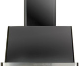 ILVE 36" Majestic Wall Mount Range Hood with 600 CFM Blower Anti-grease Filter 2 Warming Lights Filter Light Indicator Auto-off Function and 4 Fan Speeds (UAM90)