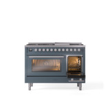 ILVE 48-Inch Professional Plus II Freestanding Dual Fuel Range with 8 Sealed Burner - UP48FWMP