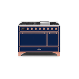 ILVE Majestic II 48" Solid Door Dual Fuel Range – Liquid Propane