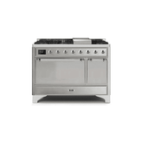 ILVE Majestic II 48" Solid Door Dual Fuel Range – Liquid Propane