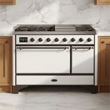 ILVE Majestic II 48" Solid Door Dual Fuel Range – Liquid Propane