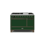 ILVE Majestic II 48" Solid Door Dual Fuel Range – Liquid Propane