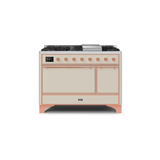 ILVE Majestic II 48" Solid Door Dual Fuel Range – Liquid Propane